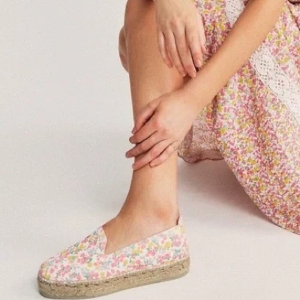 Loveshackfancy X Manebi Platform Espadrille Flats… - image 1